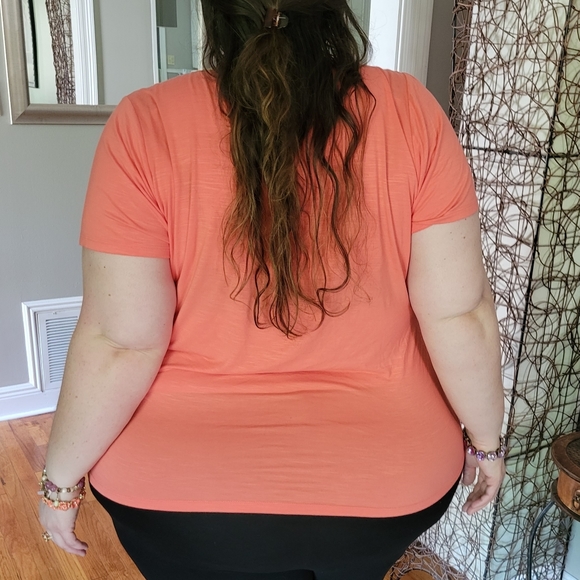 Calvin Klein Pink Pocket Gold Collar Shirt Size 2X - Picture 6 of 9